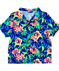 Buc-ee's tropical toddler camp shirt - button-up design