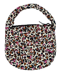 Buc-ee's Pink Leopard Puffy Tote Bag - multiple storage options