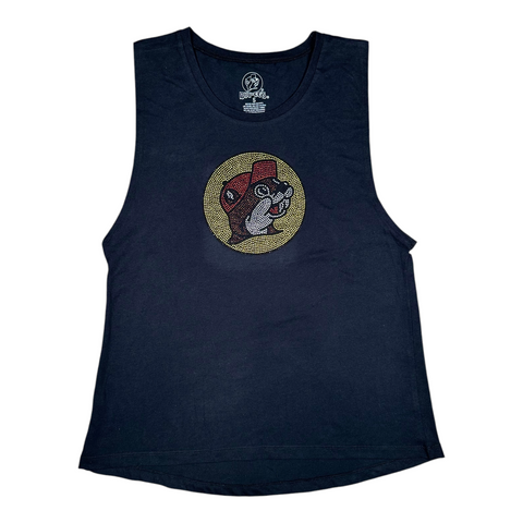 Buc-ee's black tank - comfortable cotton material