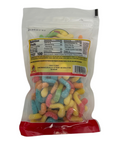 Buc-ee's neon gummi worms - sour flavor experience
