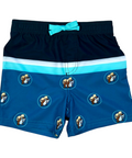 Buc-ee's blue toddler swim shorts - lightweight fabric
