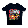 Buc-ee's black youth t-shirt - NASCAR road trip design