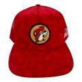 Buc-ee's red camo snapback hat - stylish accessory