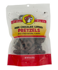 Buc-ee's dark chocolate pretzels - 8oz bag