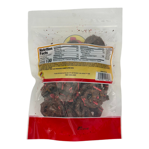 Buc-ee's dark raspberry pretzels with drizzle - snack food