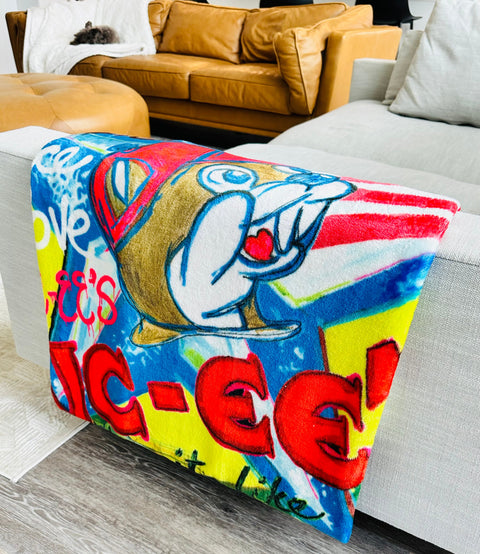 Buc-ee's Plush Blanket - Texas