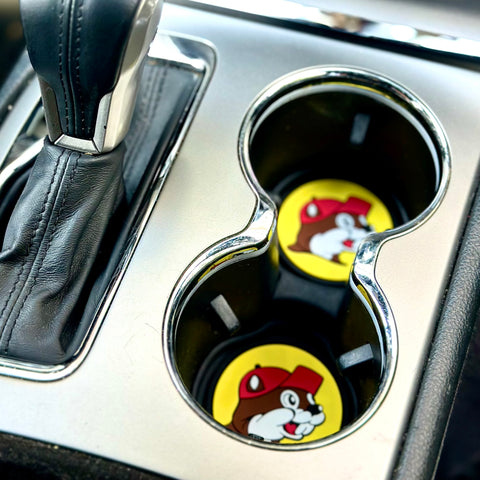 Buc-ee's Auto Cup Holder Coasters