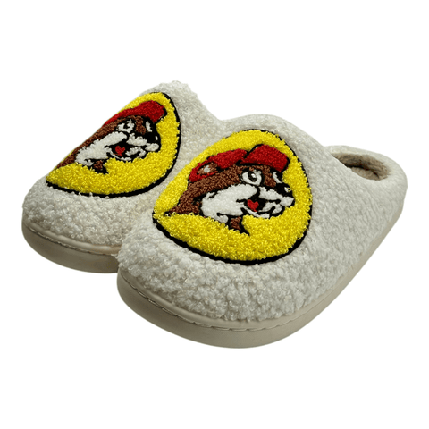 Buc-ee's Adult Sherpa Slippers