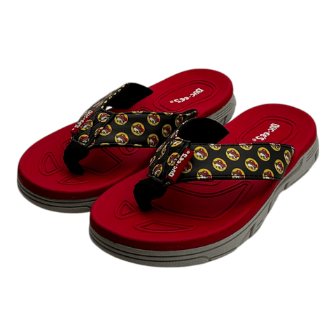 Buc-ee's Kid Flip Flop Sandals - Red Classic