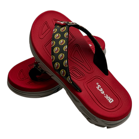 Buc-ee's Kid Flip Flop Sandals - Red Classic