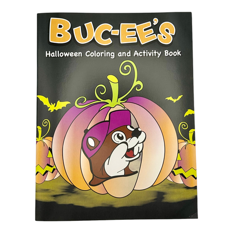 Buc-ee’s Halloween Coloring & Activity Book with 32 Sheets