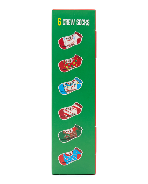 Festive green and red socks - 12 days of Christmas set
