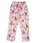 Soft pink sherpa pants - festive design for comfort