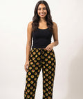 Adult Classic Black & Yellow Logo Pajama Lounge Pants