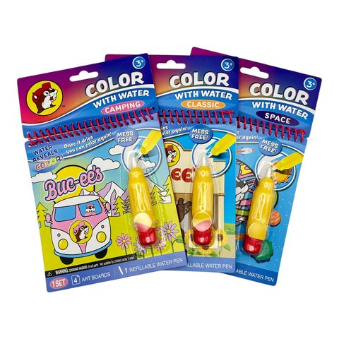 Buc-ee's Water Reveal Color Pads