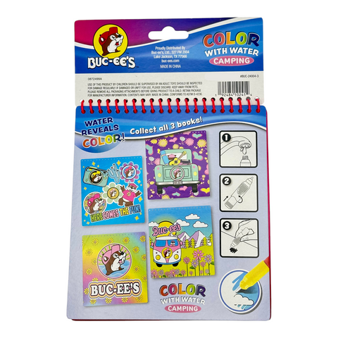 Buc-ee's Water Reveal Color Pads