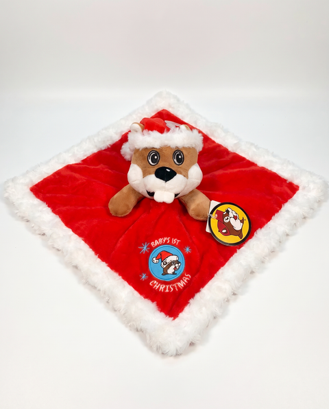 Red security blanket - plush and cozy for infants