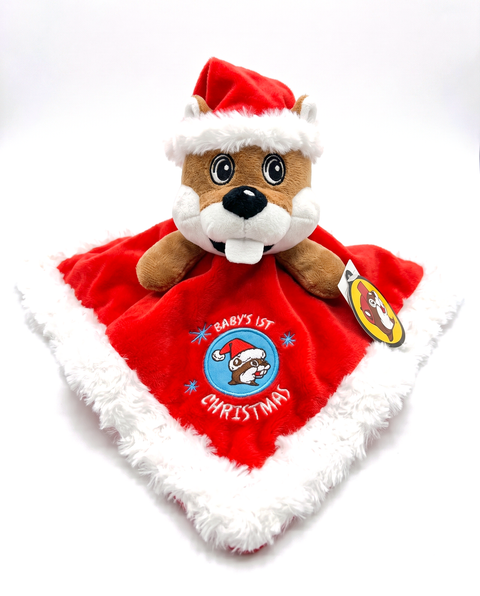Buc-ee's Baby's 1st Christmas Security Blanket