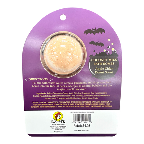 Halloween Bath Bomb - Apple Cider Donut