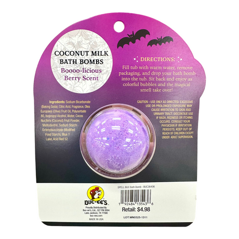 Halloween Bath Bomb - Boooo-Licious Berry
