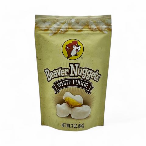 White Fudge Covered Beaver Nuggets