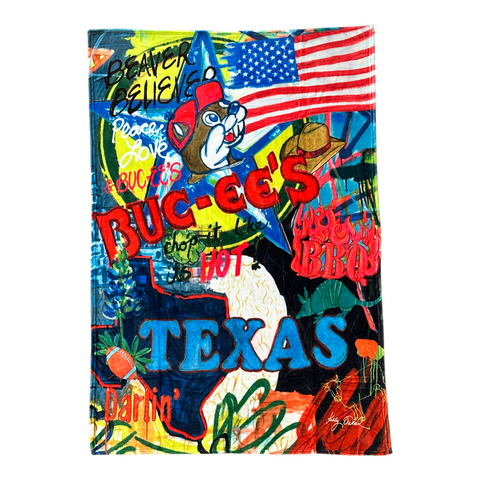 Buc-ee's Plush Blanket - Texas