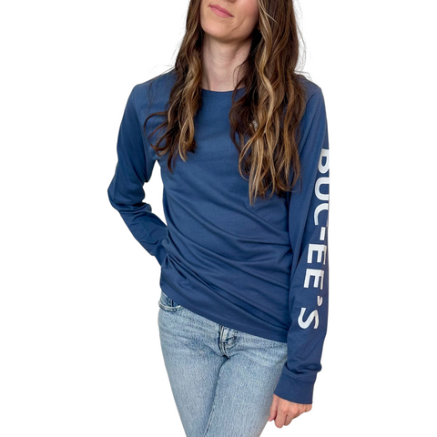 Adult Buc-ee’s Long Sleeve Shirt – Blue