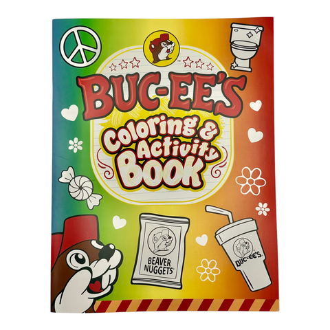 Buc-ee’s Coloring & Activity Book with 32 Sheets