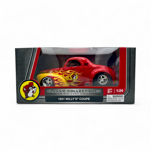 1941 Willy's Coupe Die-Cast Collectible Model Car with Buc-ee's Logo