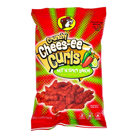 Crunchy Chees-ee Curls - Hot ’N Spicy Limón