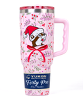 Pink tumbler - 40oz triple insulated stainless steel
