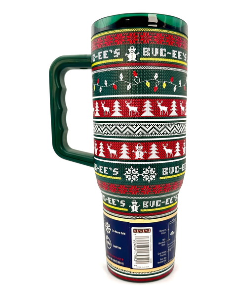 Buc-ee's Christmas 2026 40oz Fit Forty Pro Ugly Sweater Tumbler