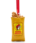 Yellow novelty ornament - Beaver Nugget design