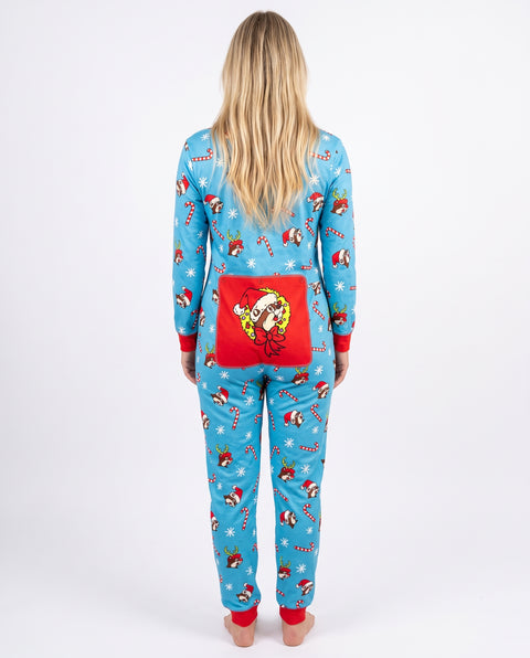 Buc-ee's Christmas 2026 Blue Adult Onesie