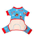 Light Blue dog onesie - soft cotton material