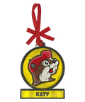 Red and yellow ornament - holiday decoration