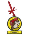 Red and yellow ornament - festive holiday decoration
