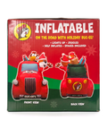 Red inflatable truck - 72" long, 49" high, 47" wide