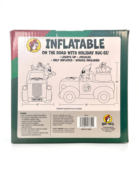 Christmas inflatable decoration - self inflates, lights up