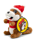 Buc-ee’s Christmas Santa Beaver Plush Ornament