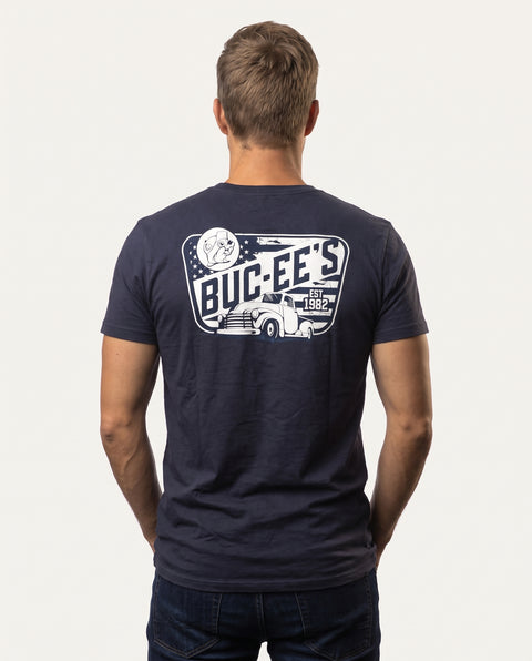 Buc-ee's Dark Blue Truck T-Shirt