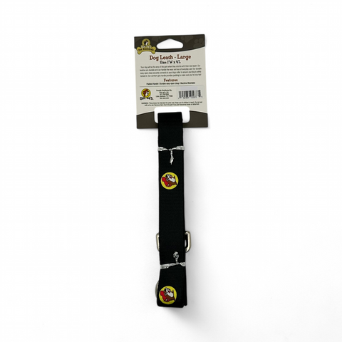 Black Buc-ee's Dog Leash