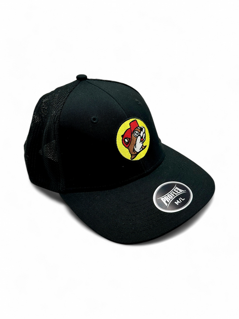 Adult Buc-ee's Black Proflex Hat