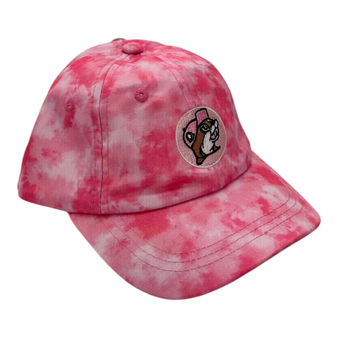 Toddler Pink Tie-Dye Hat With Logo