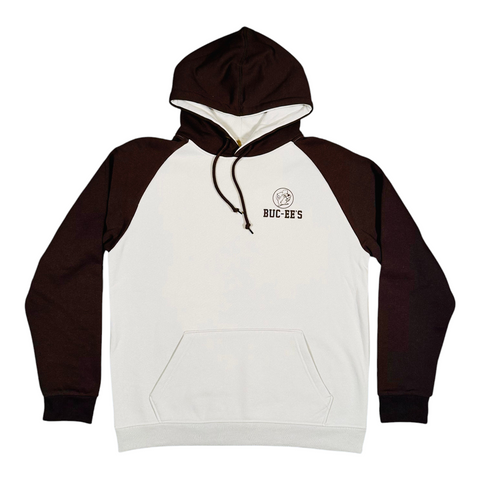 Adult Gray & Brown Raglan Sleeve Hoodie