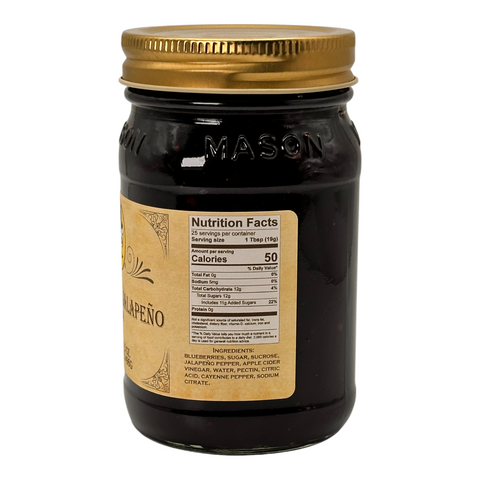 Buc-ee’s Blueberry Jalapeño Jam – No HFCS, Gluten-Free, USA-Made