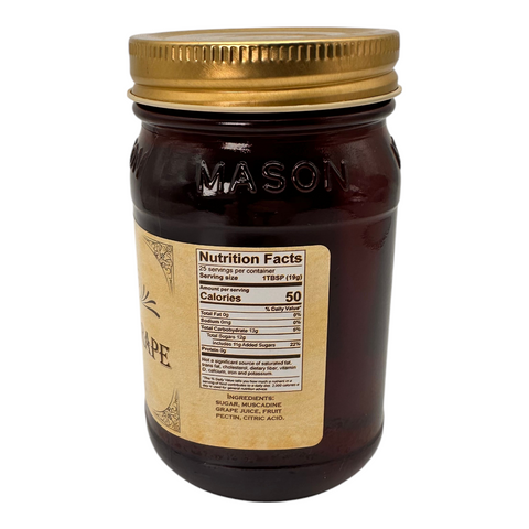 Buc-ee’s Muscadine Grape Jelly – No HFCS, Gluten-Free, USA-Made