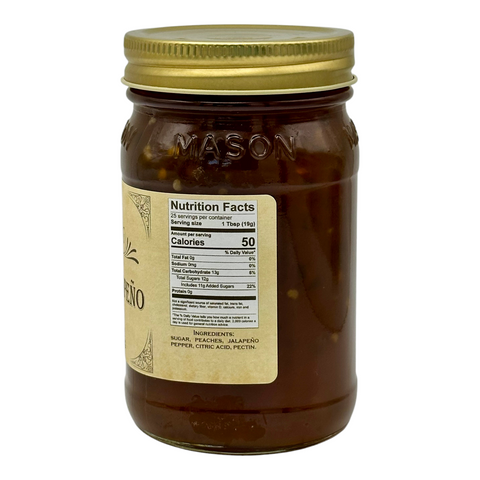 Buc-ee’s Peach Jalapeno Jelly – No HFCS, Gluten-Free, USA-Made