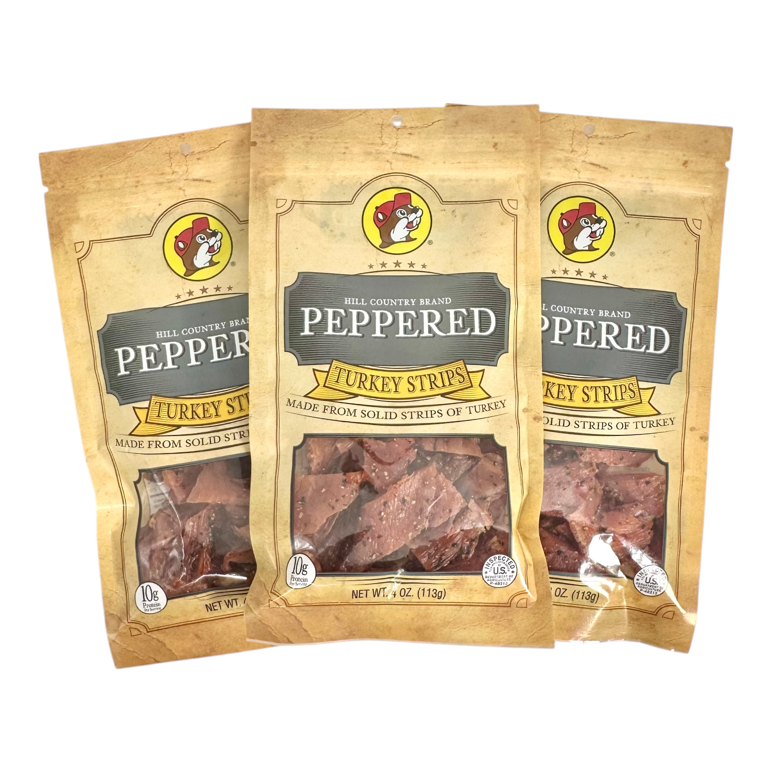 Buc-ee's Hill Country Peppered Turkey Jerky | Bold & Savory Flavor
