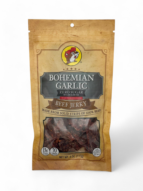 Bohemian Garlic Zero Sugar Beef Jerky